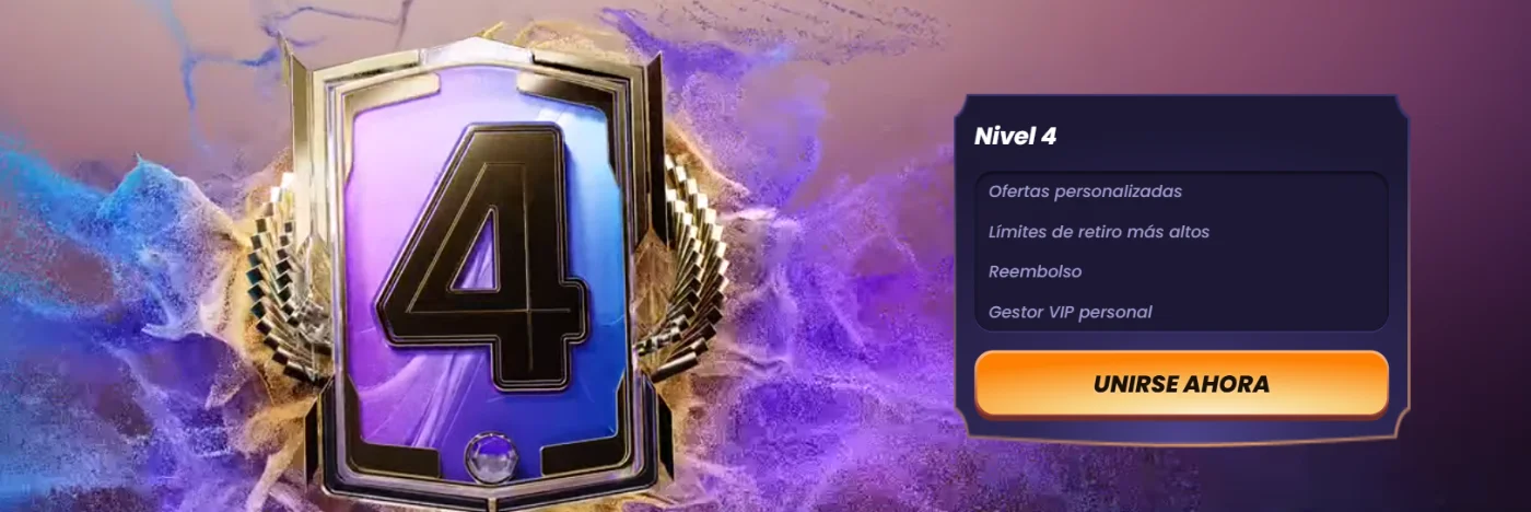 FunBet Casino Nivel VIP 4 y Beneficios FunBet Casino nivel VIP 4 con ofertas personalizadas, reembolso y gestor VIP personal